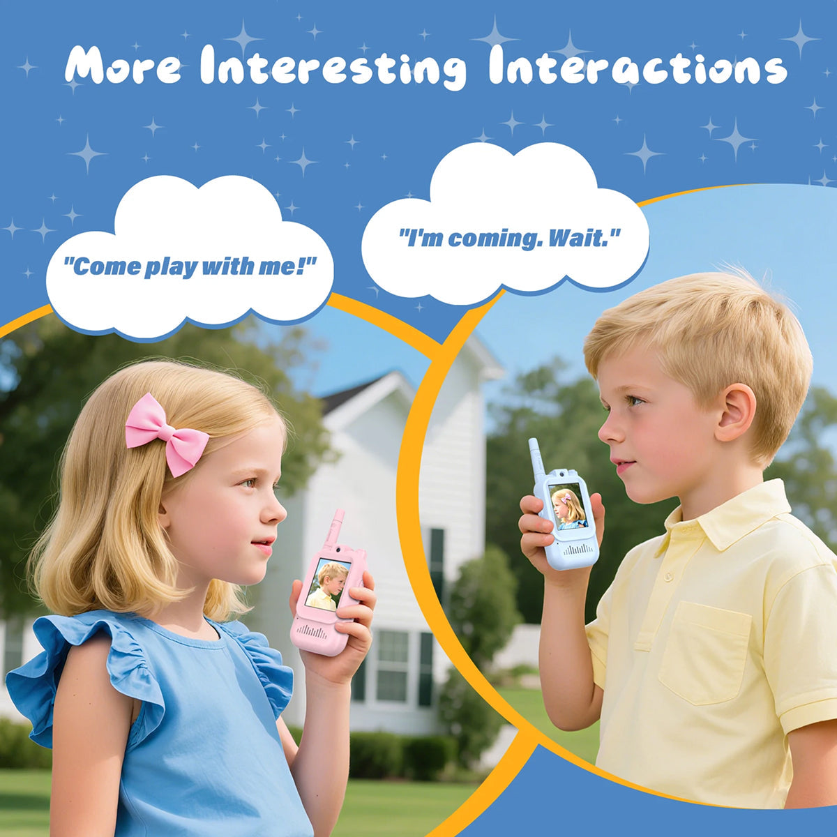 WaniTalki 22-Channel Kid Walkie Talkies – 3-Mile Long Range, VOX Hands-Free & Built-in Flashlight