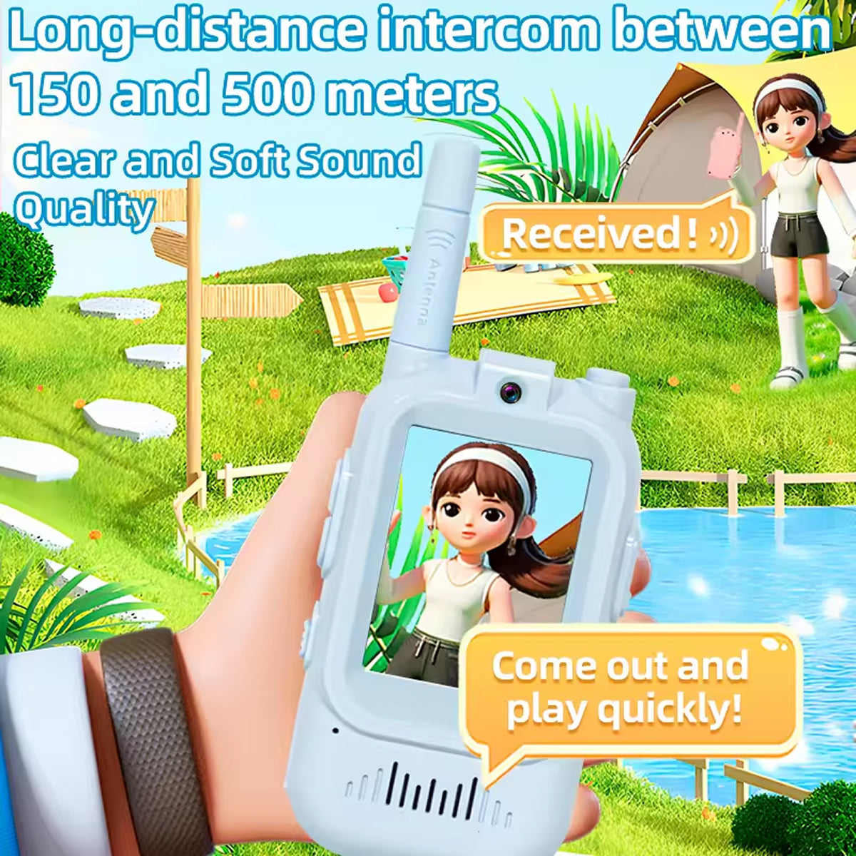WaniTalki 22-Channel Kid Walkie Talkies – 3-Mile Long Range, VOX Hands-Free & Built-in Flashlight