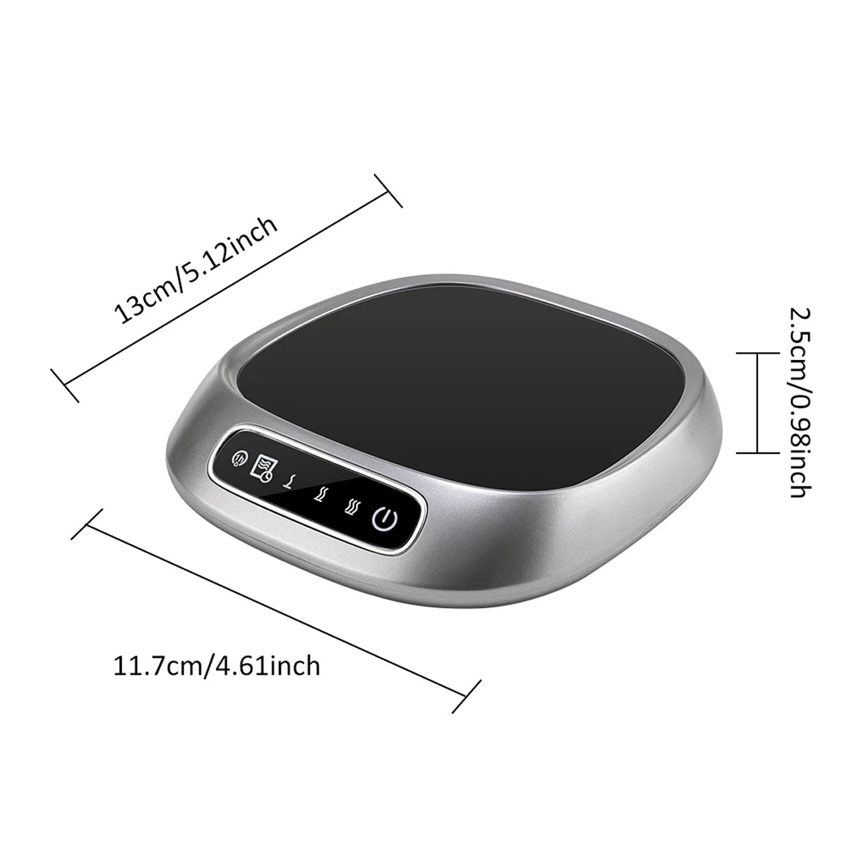 WarimCovi Coffee Mug Warmer 3 Temperature Settings 8H Auto Shut Off USB Powered