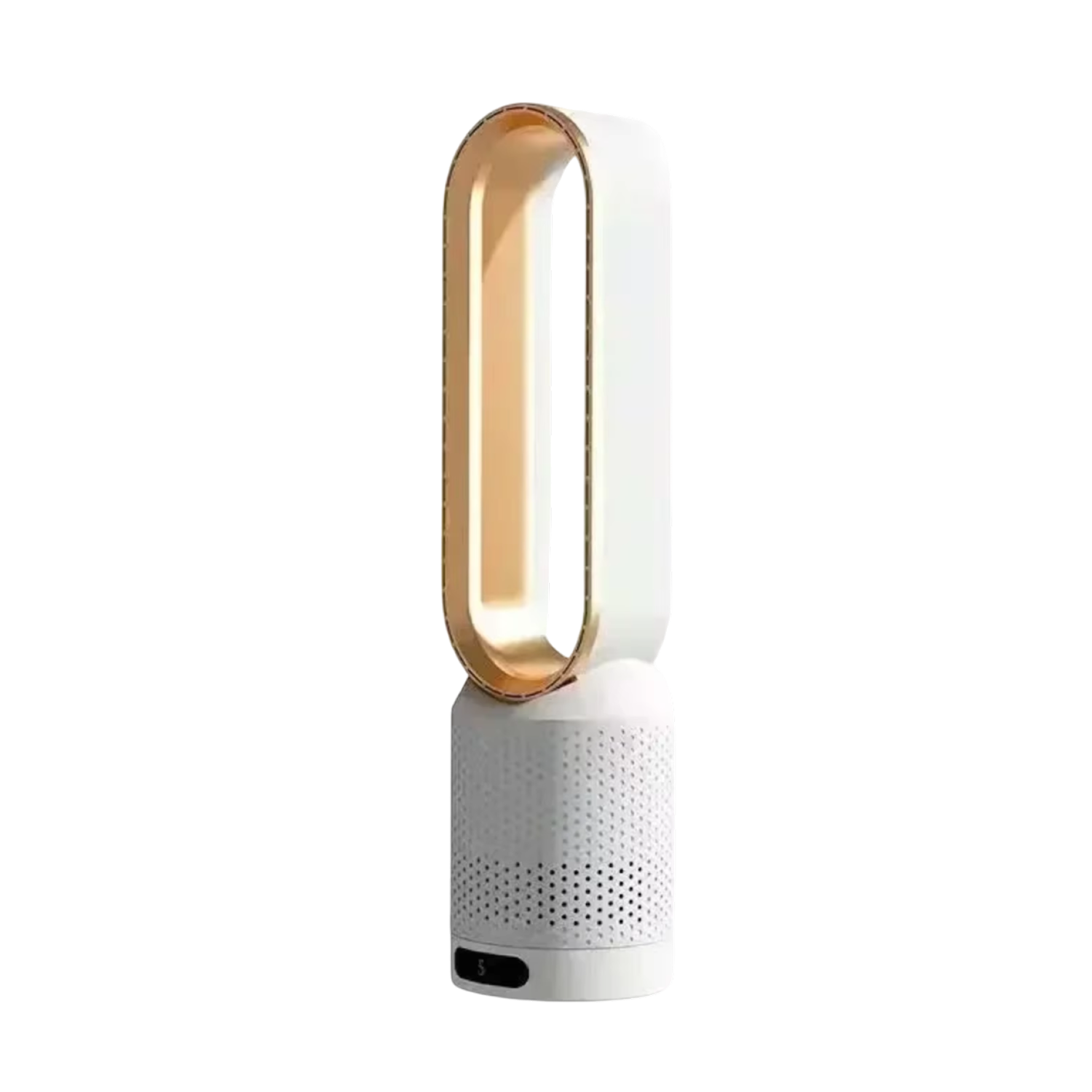 FakiLiax Sleek Bladeless Fan – Quiet Air Multiplier Technology, Safe Airflow Stream & Modern Minimalist Design