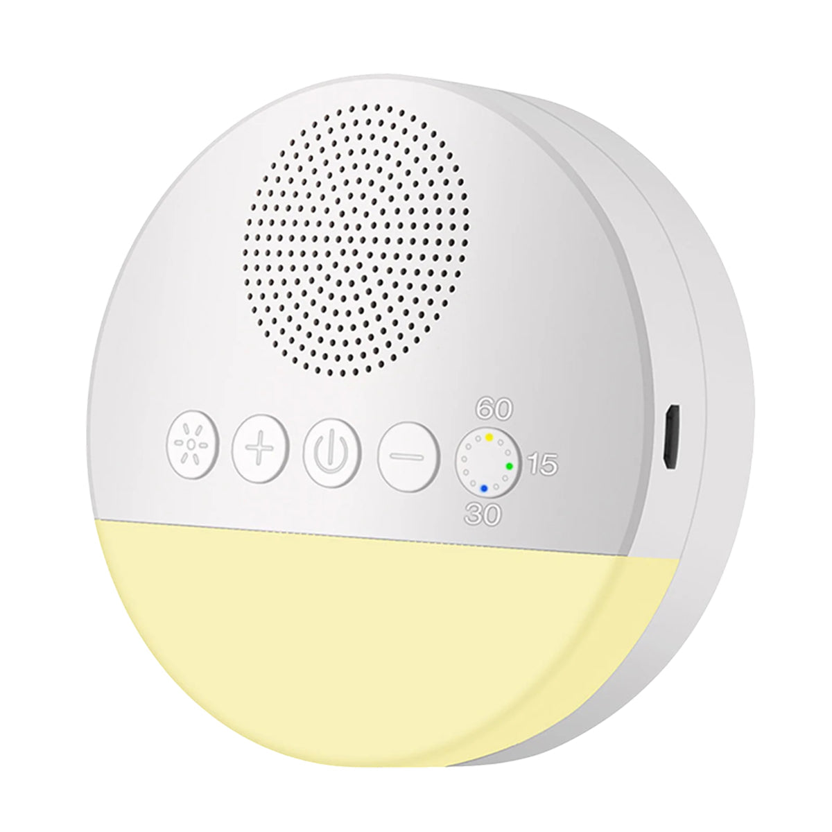 WhitixMax Sleep Therapy White Noise Machine – 30 Soothing Sounds, Night Light & Auto-Timer
