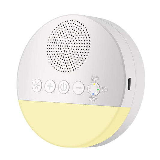 WhitixMax Sleep Therapy White Noise Machine – 30 Soothing Sounds, Night Light & Auto-Timer