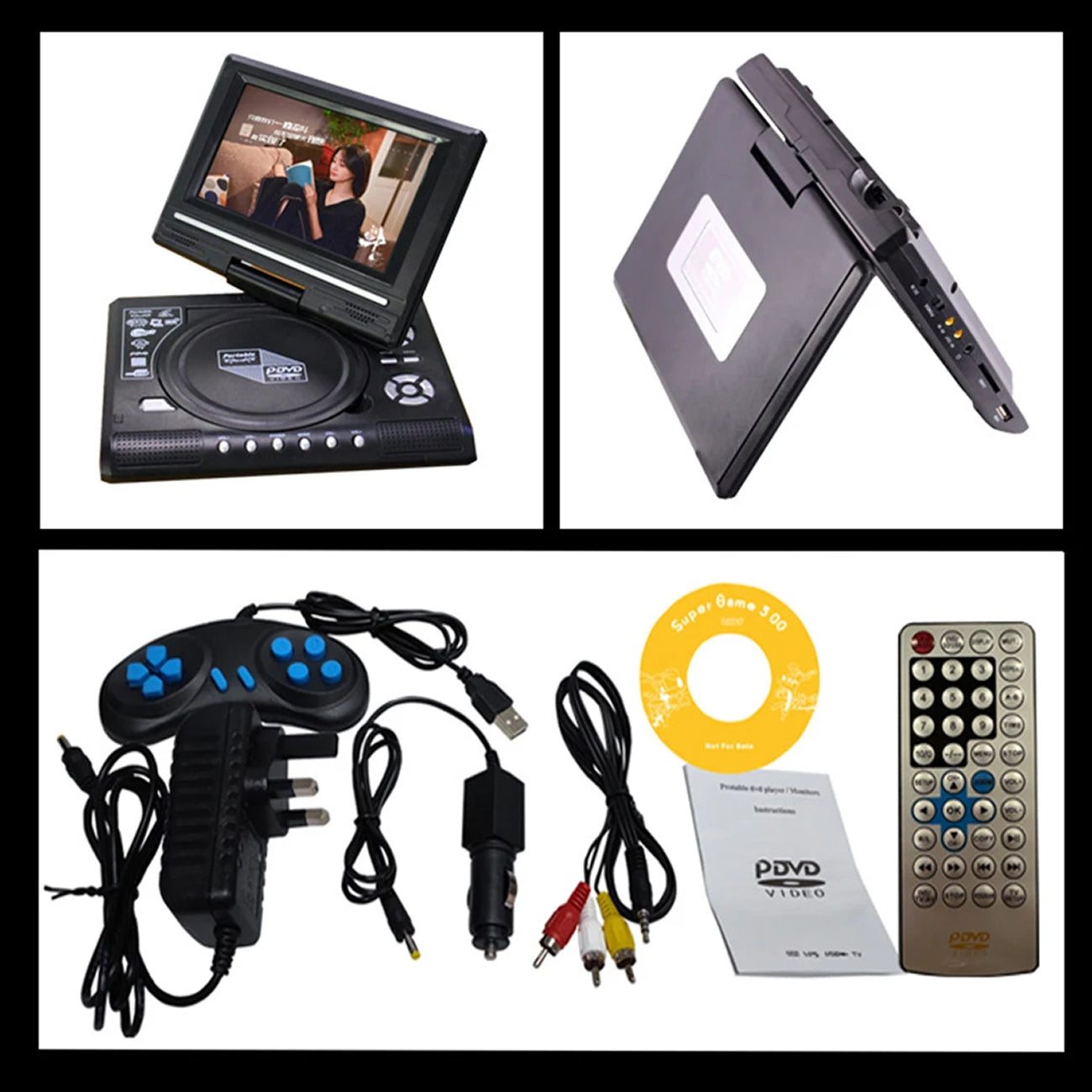 WidTosee 7.8-Inch HD Eye-Protective Screen With 270° Rotation