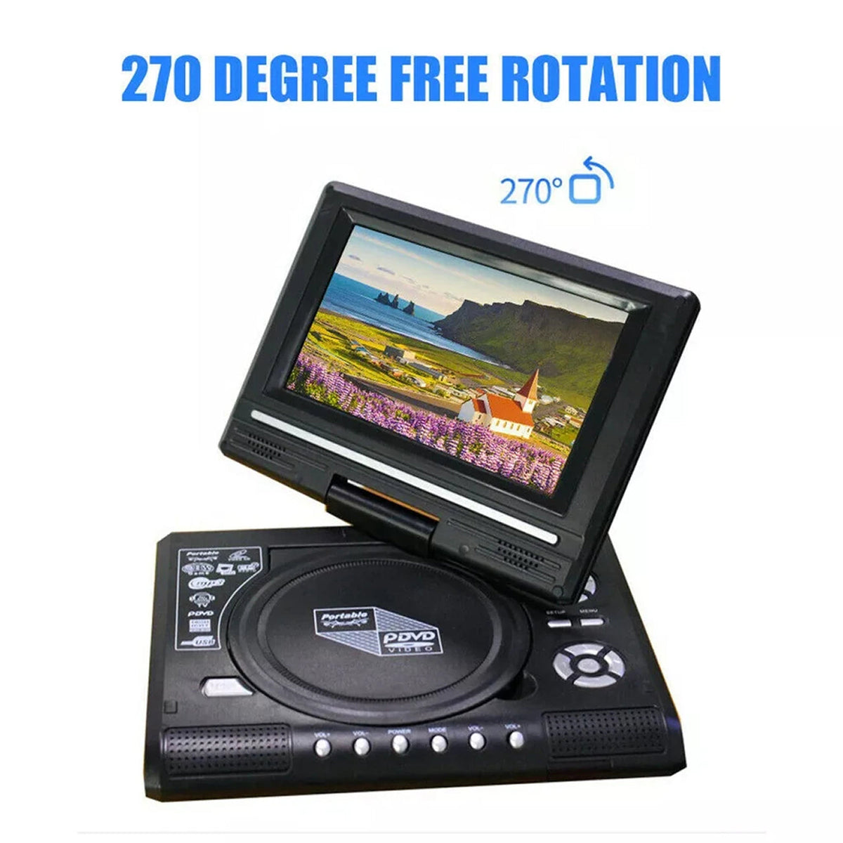 WidTosee 7.8-Inch HD Eye-Protective Screen With 270° Rotation