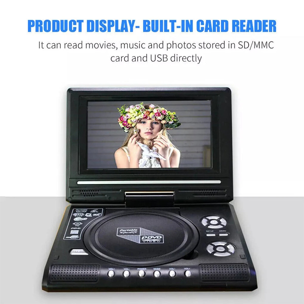 WidTosee 7.8-Inch HD Eye-Protective Screen With 270° Rotation