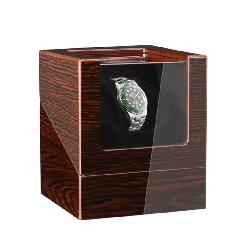 WafiDexi Automatic Watch Winder – Ultra-Quiet Japanese Motor, Multiple Rotation Modes & Luxury Carbon Fiber Box