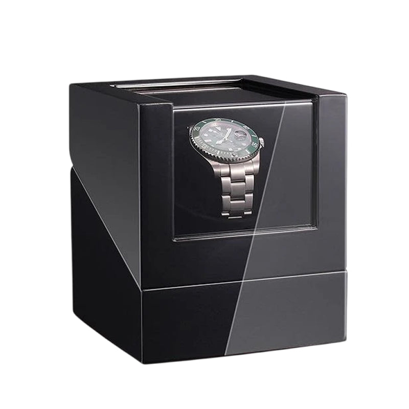 WafiDexi Automatic Watch Winder – Ultra-Quiet Japanese Motor, Multiple Rotation Modes & Luxury Carbon Fiber Box