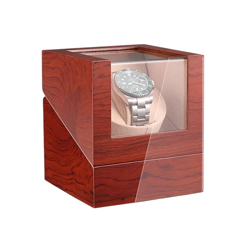 WafiDexi Automatic Watch Winder – Ultra-Quiet Japanese Motor, Multiple Rotation Modes & Luxury Carbon Fiber Box