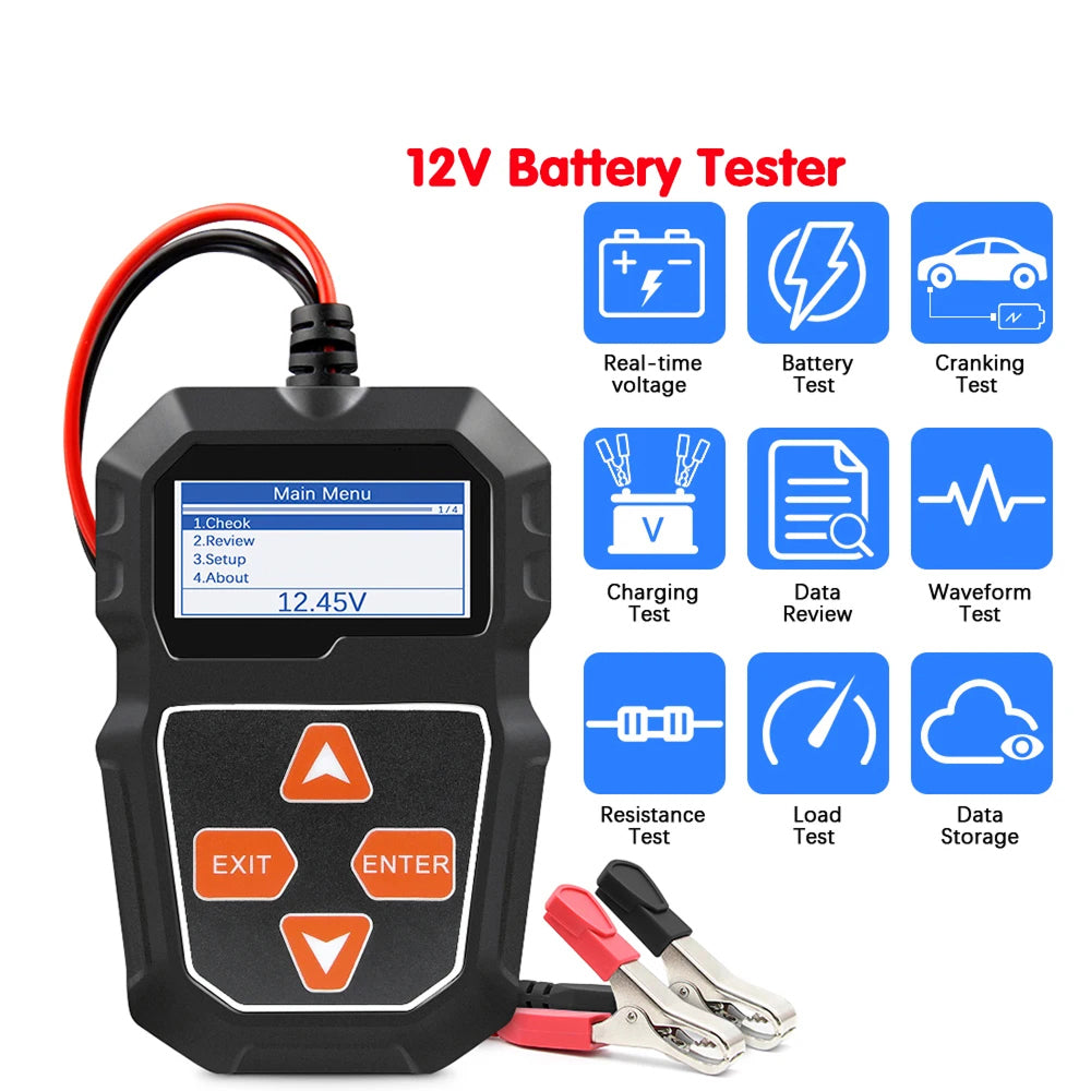 WontPrix Complete 12V Battery Diagnostic