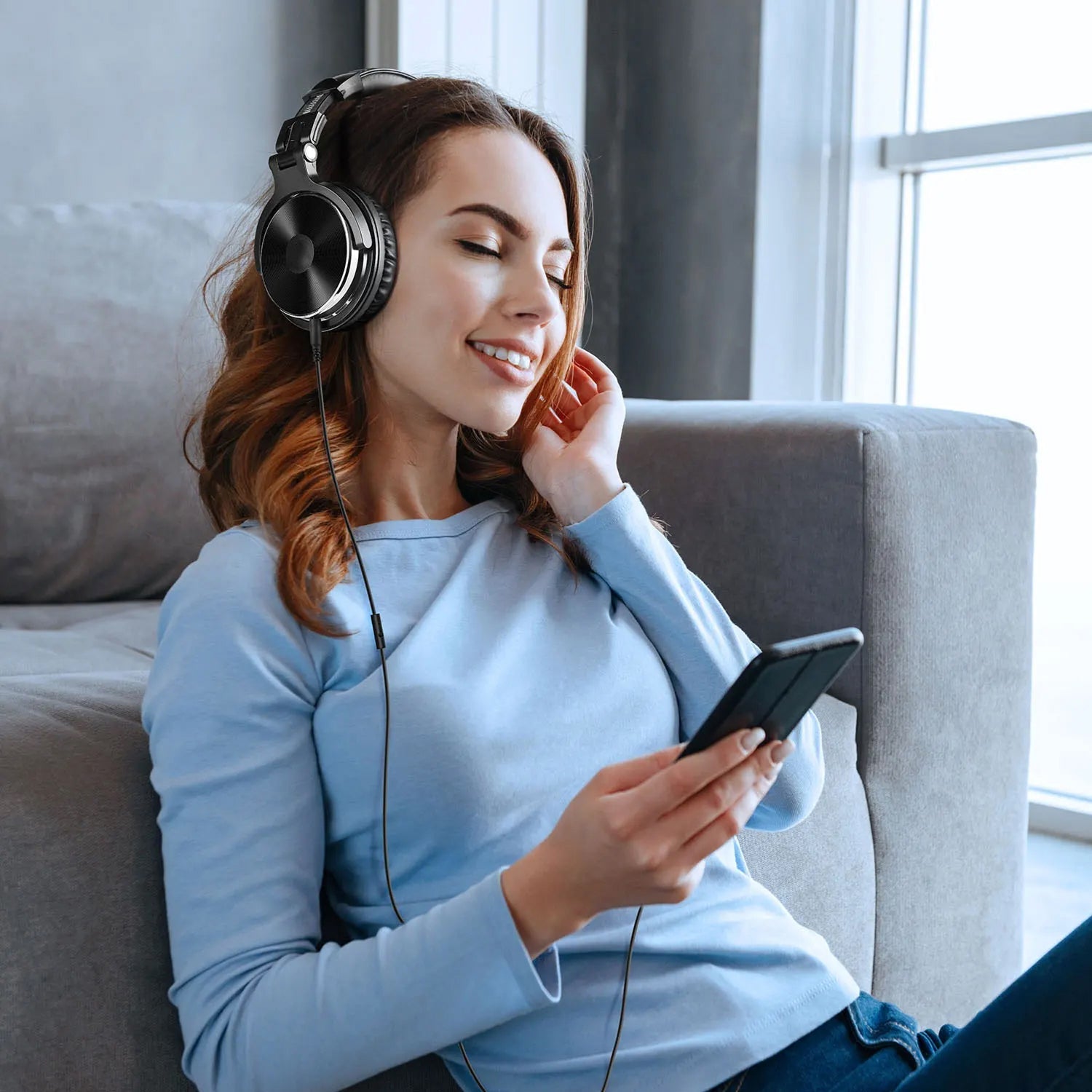 ZetaNase 50mm Studio Monitor Headphones – Professional Dual Interface, Foldable Design & Hi-Fi Audio