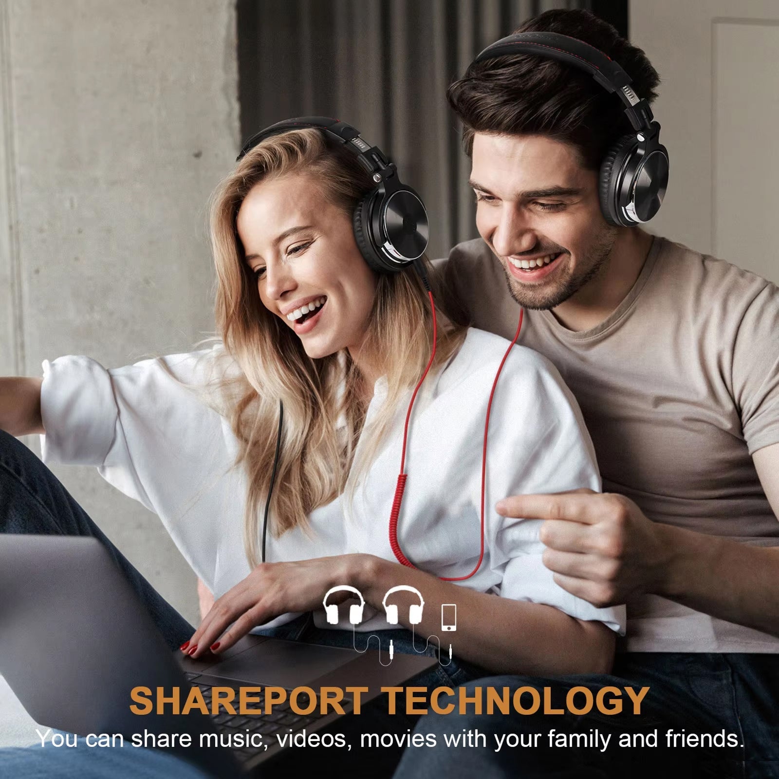 ZetaNase 50mm Studio Monitor Headphones – Professional Dual Interface, Foldable Design & Hi-Fi Audio