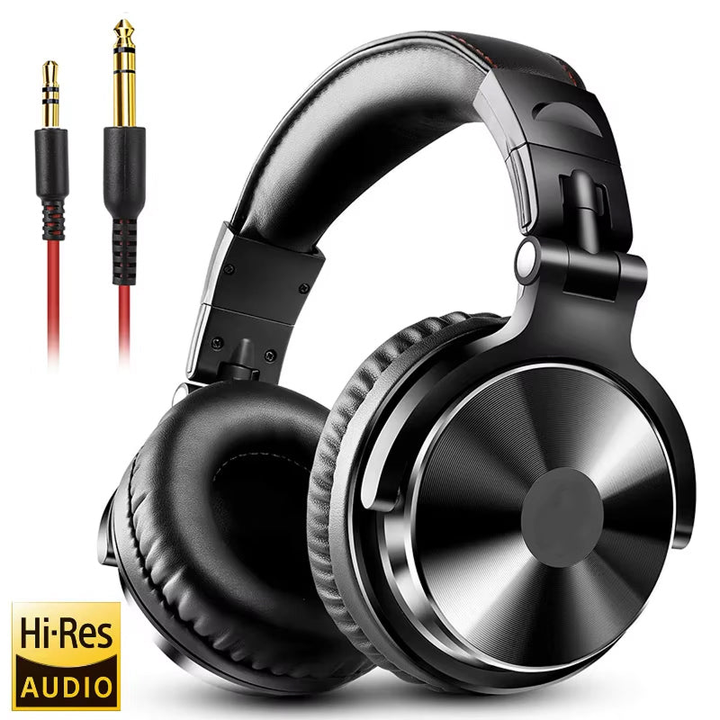 ZetaNase 50mm Studio Monitor Headphones – Professional Dual Interface, Foldable Design & Hi-Fi Audio