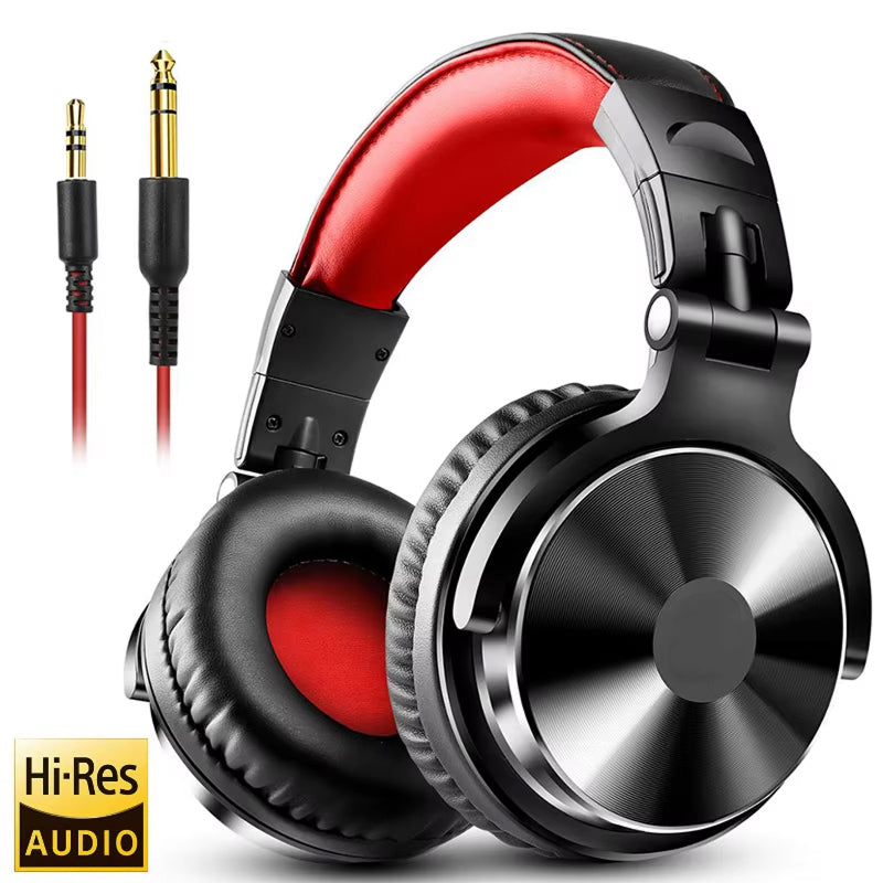 ZetaNase 50mm Studio Monitor Headphones – Professional Dual Interface, Foldable Design & Hi-Fi Audio