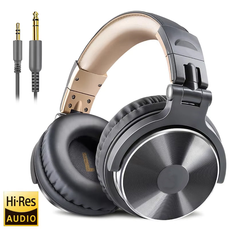 ZetaNase 50mm Studio Monitor Headphones – Professional Dual Interface, Foldable Design & Hi-Fi Audio