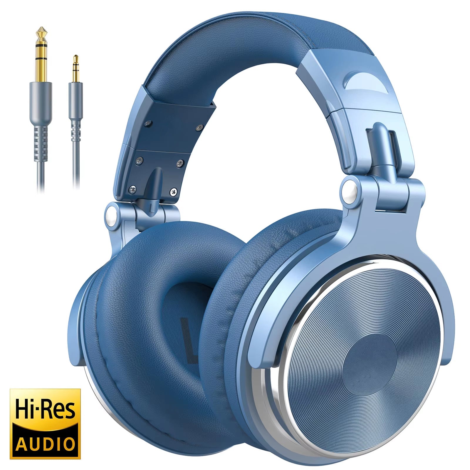 ZetaNase 50mm Studio Monitor Headphones – Professional Dual Interface, Foldable Design & Hi-Fi Audio
