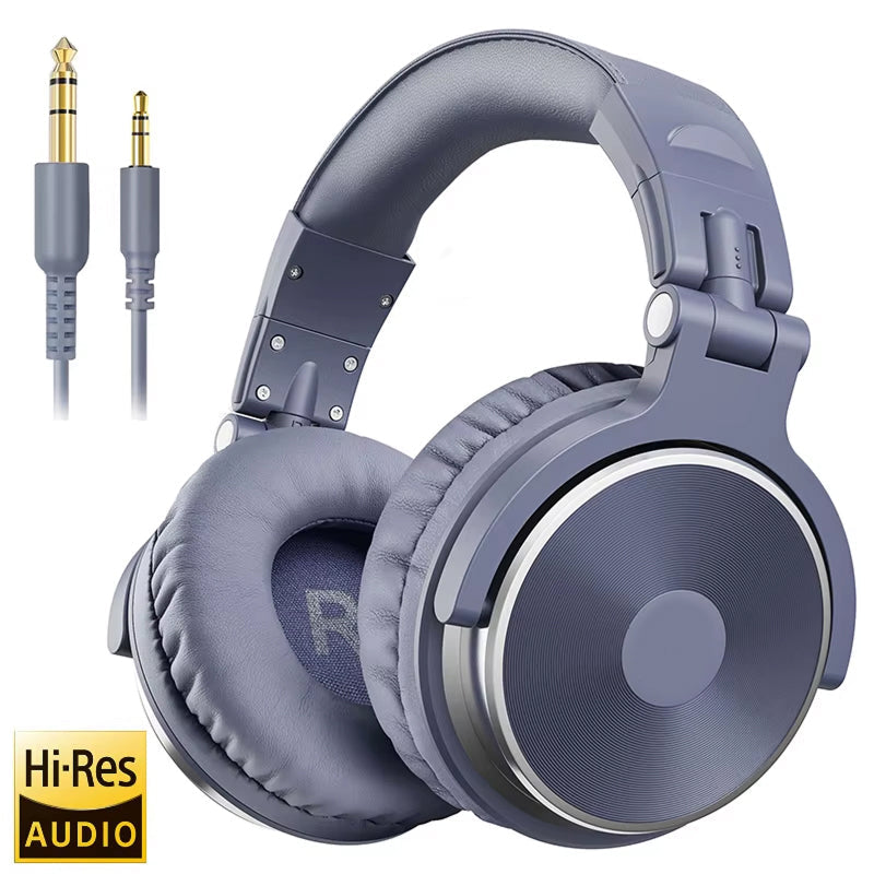 ZetaNase 50mm Studio Monitor Headphones – Professional Dual Interface, Foldable Design & Hi-Fi Audio