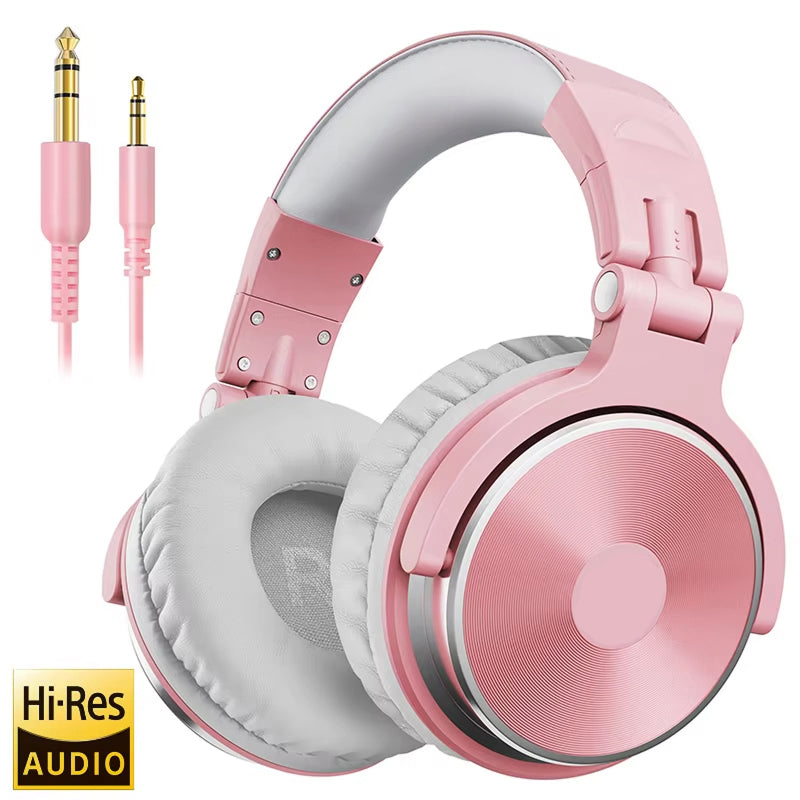 ZetaNase 50mm Studio Monitor Headphones – Professional Dual Interface, Foldable Design & Hi-Fi Audio
