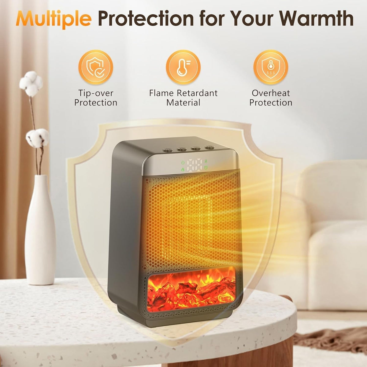 HosVelmi Instant PTC ceramic heating in 3 seconds