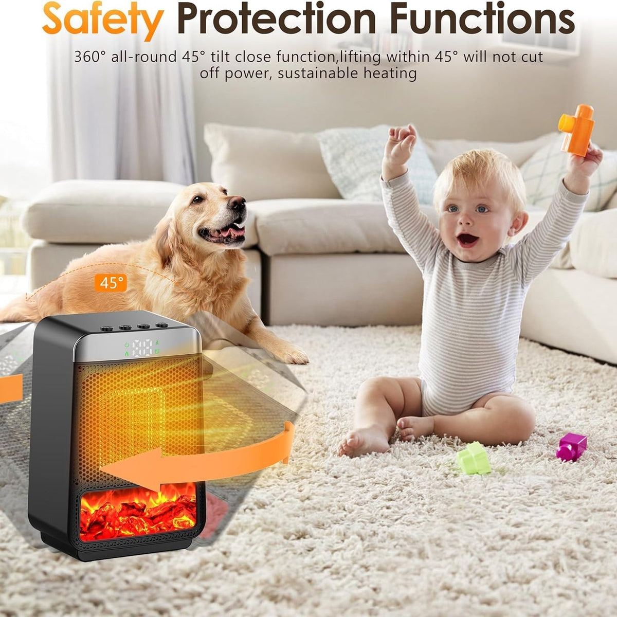 HosVelmi Instant PTC ceramic heating in 3 seconds