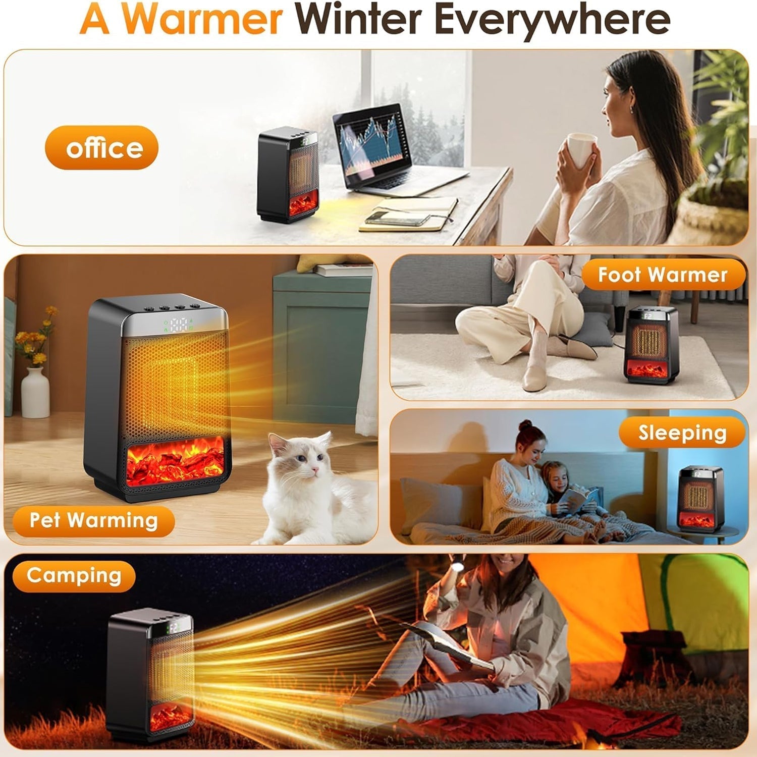 HosVelmi Instant PTC ceramic heating in 3 seconds